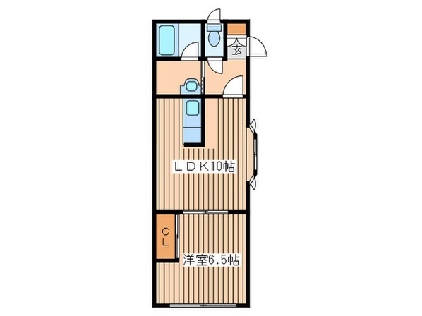 クリスタルの物件間取画像